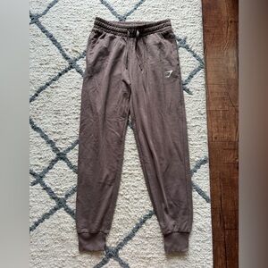 Gymshark Training Joggers. Color: Brown. Size: Small